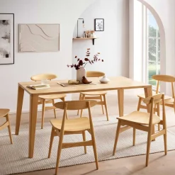 Scandi Esstisch aus Sungkai Holz - Cinisella^Wohnen New