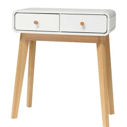 Scandi Konsolentisch mit zwei Schubladen - Kolreva^Wohnen Discount