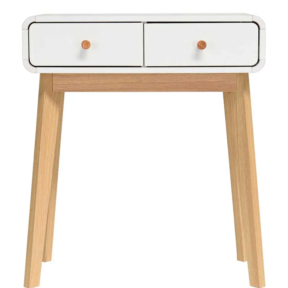 Scandi Konsolentisch mit zwei Schubladen - Kolreva^Wohnen Discount
