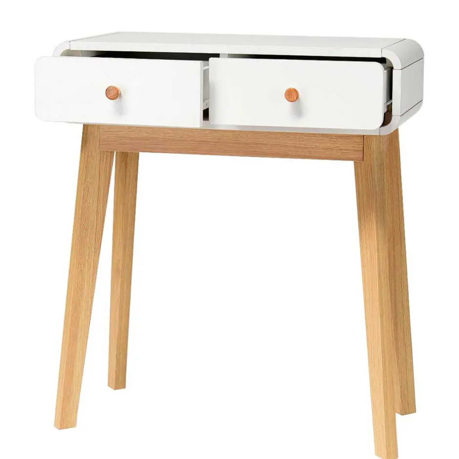 Scandi Konsolentisch mit zwei Schubladen - Kolreva^Wohnen Discount