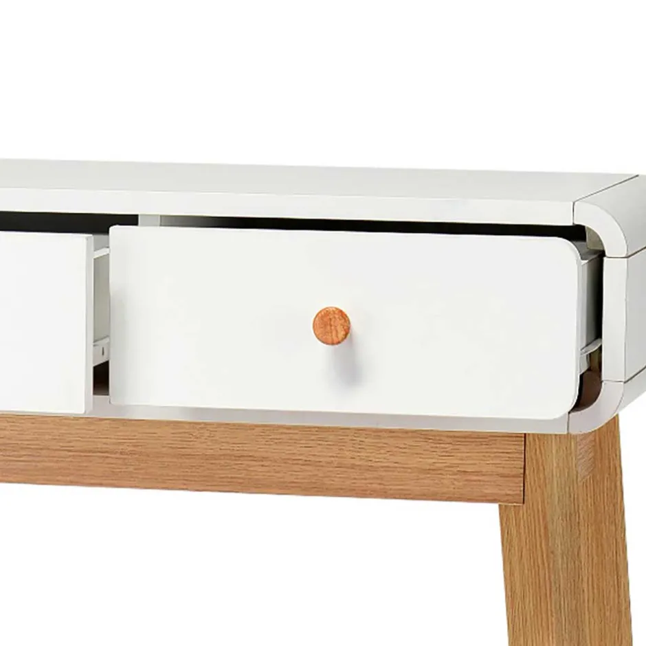 Scandi Konsolentisch mit zwei Schubladen - Kolreva^Wohnen Discount