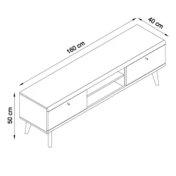 Scandi Möbel Set für Wohnzimmer - Cablos (fünfteilig)^Wohnen Best