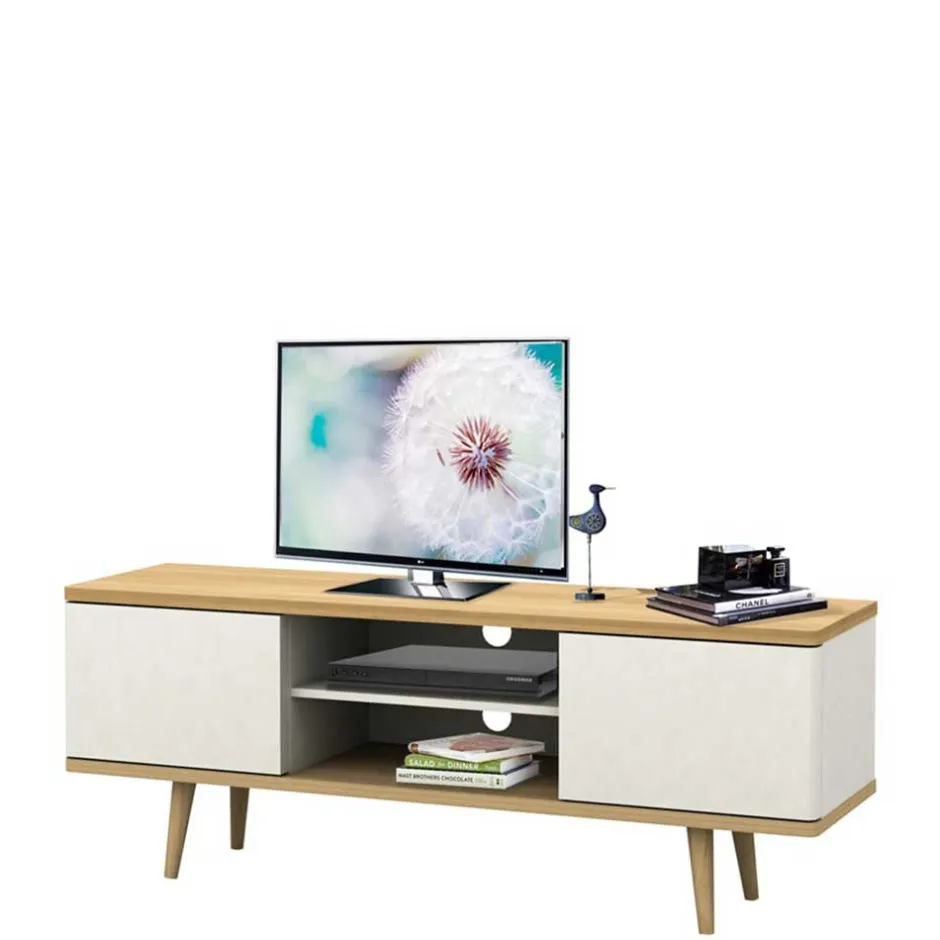 Wohnen Scandi TV Unterschrank zweifarbig - Jendren