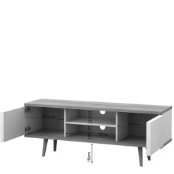 Wohnen Scandi TV Unterschrank zweifarbig - Jendren