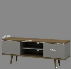 Wohnen Scandi TV Unterschrank zweifarbig - Jendren