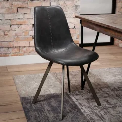 Wohnen Schalensitz Stühle in Schwarz - Carlotte (4er Set)