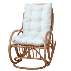 Wohnen Schaukelsessel Bilcady aus Rattan