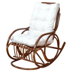 Wohnen Schaukelstuhl Meryno aus Rattan