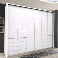 Wohnen Schlafbereich Kleiderschrank mit acht Schubkästen - Dolienca