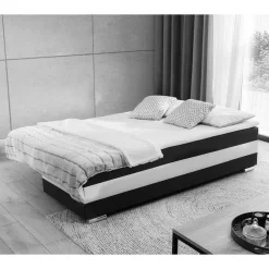 Wohnen Schlafcouch in Grau mit Weiß - Almente