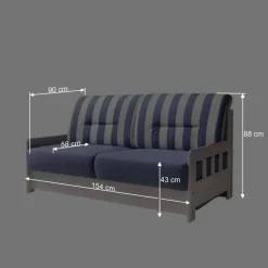 Schlafcouch Salvador im maritimen Design^Wohnen Hot