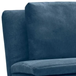 Wohnen Schlafsofa in Blau und Eiche - Jesticas
