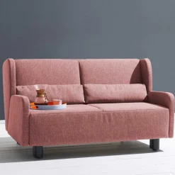 Wohnen Schlafsofa in Rosa Flachgewebe - Mangado