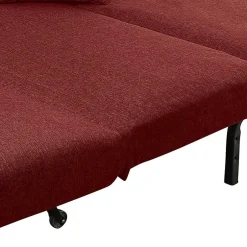 Schlafsofa in Rot Stoffbezug - Surci^Wohnen Best