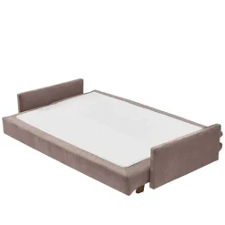 Schlafsofa in Schlammfarben mit Eiche - Anguro^Wohnen Hot