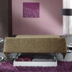 Schlafsofa ohne Armlehnen in Graubraun - Genn^Wohnen Sale