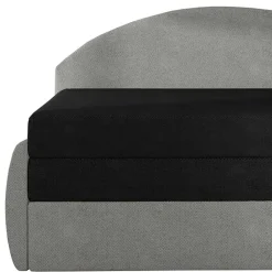 Schlafsofa Recamiere in Grau und Schwarzgrau - Sinkala^Wohnen Clearance