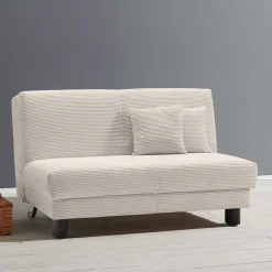 Wohnen Schlafsofa zum Ausziehen in Beige Cord - Zentra