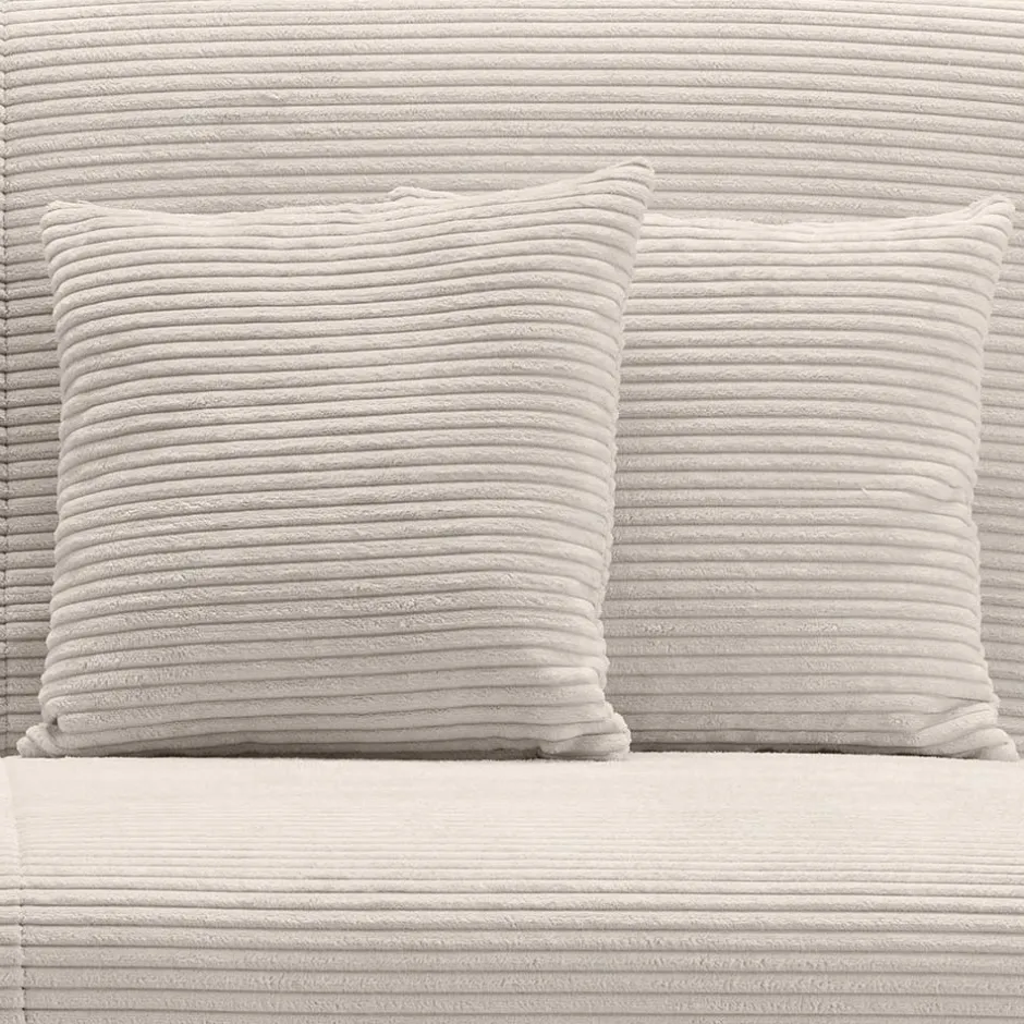 Wohnen Schlafsofa zum Ausziehen in Beige Cord - Zentra