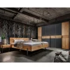 Schlafzimmer aus Wildeiche & Metall - Claas (vierteilig)^Wohnen Outlet