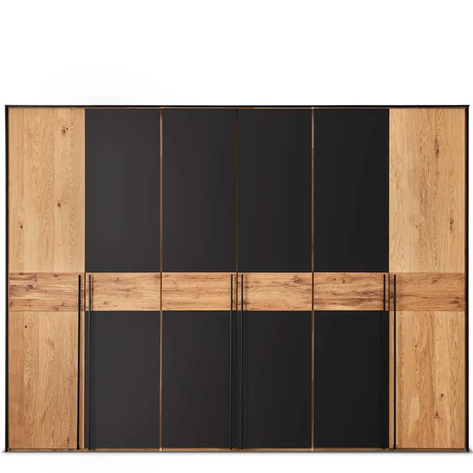 Schlafzimmer aus Wildeiche & Metall - Claas (vierteilig)^Wohnen Outlet