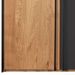 Schlafzimmer aus Wildeiche & Metall - Claas (vierteilig)^Wohnen Outlet