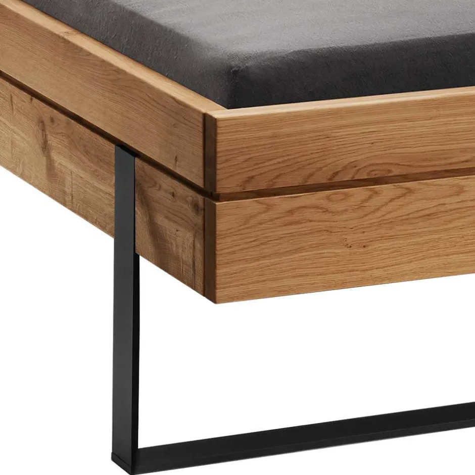 Schlafzimmer aus Wildeiche & Metall - Claas (vierteilig)^Wohnen Outlet