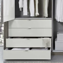 Wohnen Schlafzimmer Einrichtung Möbelset - Devanico (vierteilig)