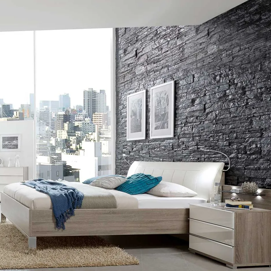 Wohnen Schlafzimmer Einrichtung Möbelset - Devanico (vierteilig)