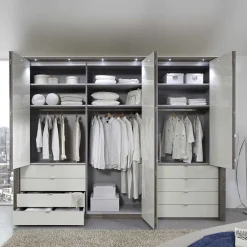 Wohnen Schlafzimmer Einrichtung Möbelset - Devanico (vierteilig)