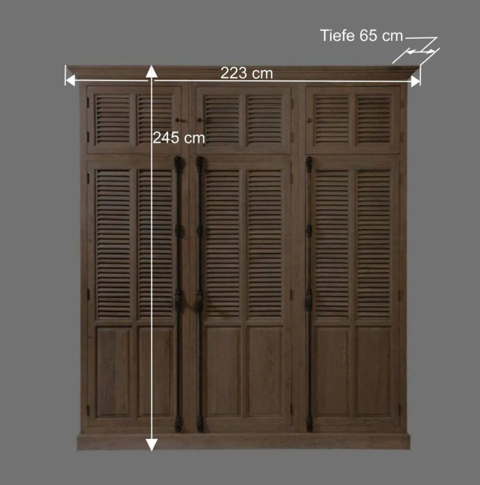 Schlafzimmer Kleiderschrank Taunton mit drei Türen^Wohnen Outlet