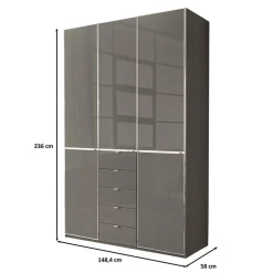 Wohnen Schlafzimmer Kombischrank 3-türig - Madita