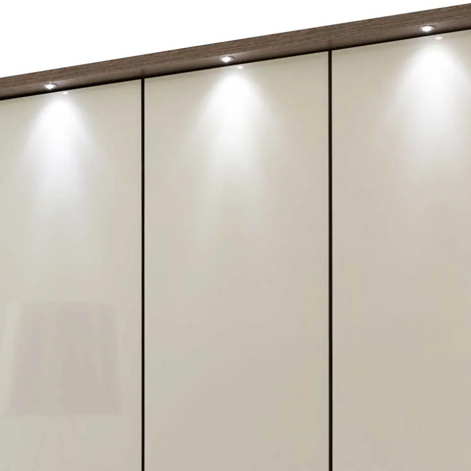 Wohnen Schlafzimmer Komplettset Crenba in Creme (vierteilig)