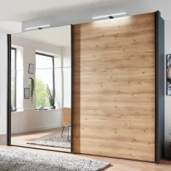 Wohnen Schlafzimmer Schiebetürenschrank mit Spiegel - Brusetta