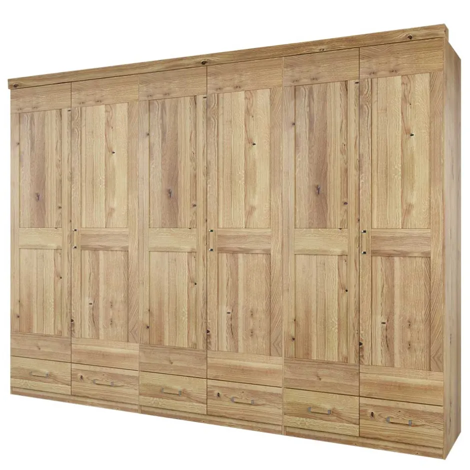 Schlafzimmer Schrank mit 6 Türen & Schubladen - Zamron^Wohnen Clearance