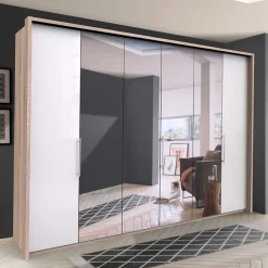 Wohnen Schlafzimmer Schrank mit großer Spiegel Fläche - Bosays III