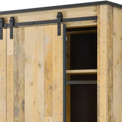 Wohnen Schlafzimmer Set in Altholz Optik - Naiavio (sechsteilig)