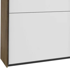 Wohnen Schlafzimmerkleiderschrank 4-türig & 3 Schubladen - Stufania