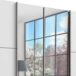 Wohnen Schlafzimmerkleiderschrank 4-türig & 3 Schubladen - Stufania