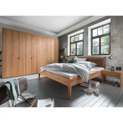 Wohnen Schlafzimmermöbel Set aus Kernbuche - Eudrinia (vierteilig)