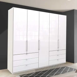 Wohnen Schlafzimmerschrank für Kleidung mit Türen - Dolienca