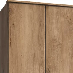 Wohnen Schlafzimmerschrank in Holzoptik 179x199x58 cm - Osicria