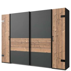 Wohnen Schlafzimmerschrank in Tanne Holzdekor - Ardila