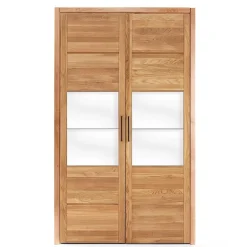 Wohnen Schlafzimmerschrank mit Doppeltür aus Wildeiche - Zaisan