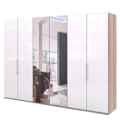 Wohnen Schlafzimmerschrank mit Spiegel Falttür mittig - Bosays V