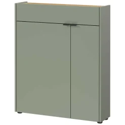 Schlanker Schuhschrank in Graugrün - Point^Wohnen