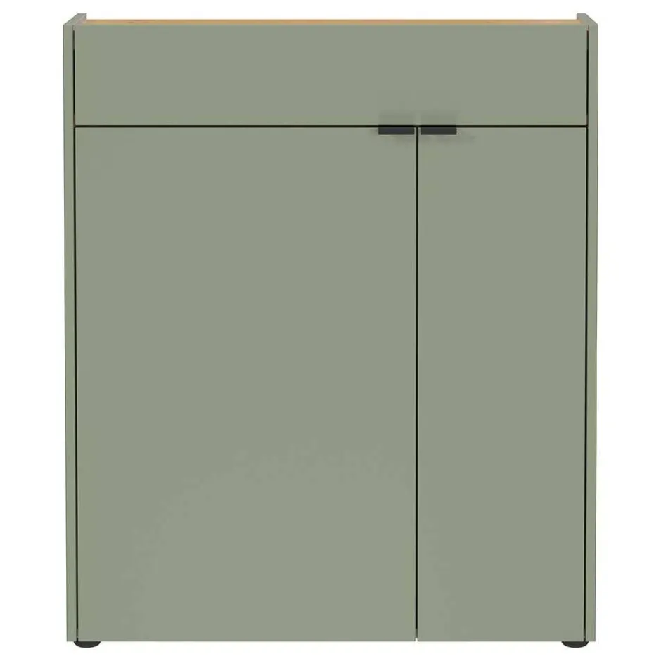 Schlanker Schuhschrank in Graugrün - Point^Wohnen