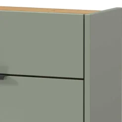 Schlanker Schuhschrank in Graugrün - Point^Wohnen