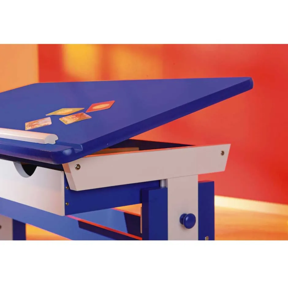 Schülerschreibtisch Bluena in Blau-Weiß^Wohnen Online