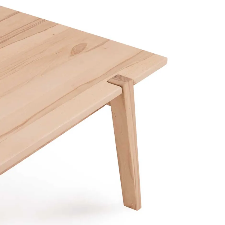 Wohnen Schlichter Couchtisch aus Kernbuchenholz - Liriandra